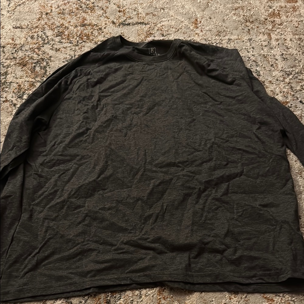 Men's Black Long Sleeve Shirt